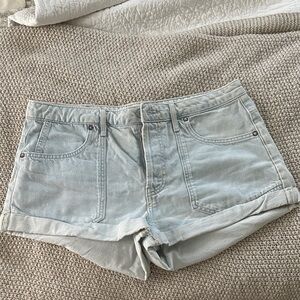 Light Blue Denim We The Free Women Shorts